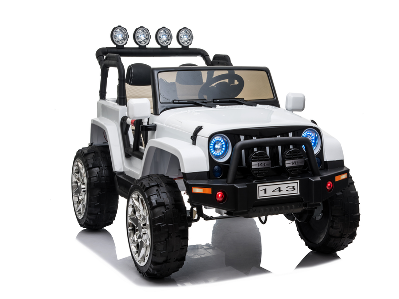 Ride On Car Kids Jeep Style 4x4 W/Rubber Tires 24 Volt