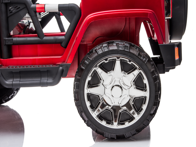 Ride On Car Kids Jeep Style 4x4 W/Rubber Tires 24 Volt