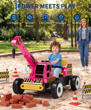 Kids 3-in-1 Electric Ride-On Truck with 2.4G Remote and LED Lights Magic Cars 2