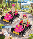 Kids 3-in-1 Electric Ride-On Truck with 2.4G Remote and LED Lights Magic Cars 3
