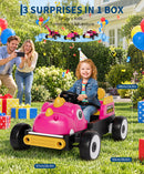 Kids 3-in-1 Electric Ride-On Truck with 2.4G Remote and LED Lights Magic Cars 5