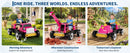 Kids 3-in-1 Electric Ride-On Truck with 2.4G Remote and LED Lights Magic Cars 9
