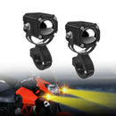 2-Pack 60W Red LED Motorcycle and ATV Spotlights with 4 Lighting Modes and Music Sync Magic Cars Variant 0