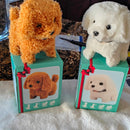 Interactive Brown and White Battery-Operated Puppy Duo for Kids 3+ Magic Cars Variant 0