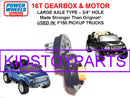 Power Wheels 7R Gearboxes and Motors for F150, Jeep Hurricanes, and DuneRacer 3/4" Axle Magic Cars 0