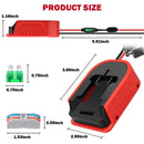 Dual Power Wheels Adapter for 20V Battery, DIY Upgrade Kit with Fuses & 14AWG Wiring Magic Cars 5