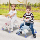 Convertible Kids Ride-On Push Car with LED Lighted Wheels and Adjustable Parent Handle Magic Cars 3