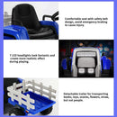 Kids Electric Ride-On Tractor with Remote Control, 2x35W Motor, 7 LED Lights, EVA Tires Magic Cars 1