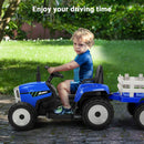 Kids Electric Ride-On Tractor with Remote Control, 2x35W Motor, 7 LED Lights, EVA Tires Magic Cars 6