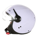 3/4 Open Face Helmet with Shield - Lavender, DOT - image 2