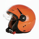 3/4 Open Face Helmet with Shield - Tangerine, DOT - image 2