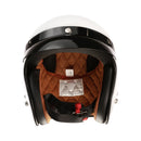 3/4 Open Face Helmet with Visor - Gloss White, DOT - image 2