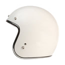 3/4 Open Face Helmet with Visor - Gloss White, DOT - image 5