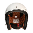 3/4 Open Face Helmet with Visor - Gloss White, DOT - image 6