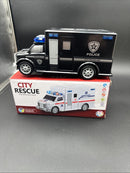 Electric Police Car Toy with LED Lights and Music for Boys Ages 3-7, Featuring Universal Wheels Magic Cars 2