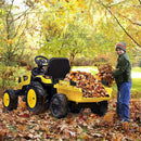Kids 24V 3-in-1 Ride-On Tractor, Excavator, and Bulldozer with Trailer and Remote Control Magic Cars 7