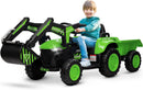 3-in-1 Kids Electric Ride-On Tractor with Excavator, Bulldozer, Remote Control, and Trailer 12V Magic Cars 7