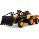 3-in-1 Kids Ride-On Tractor with Trailer and 12V Electric Bulldozer Featuring Shovel Bucket Magic Cars 1