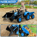 3-in-1 Kids Ride-On Tractor with Trailer and 12V Electric Bulldozer Featuring Shovel Bucket Magic Cars 22