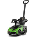 3-in-1 Licensed Lamborghini Ride-On Push Car and Stroller with Sound Features in Green Magic Cars Variant 0