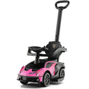 3-in-1 Licensed Lamborghini Ride-On Push Car Stroller Sliding Car with Sound Pink Magic Cars Variant 0