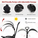 Mercedes Benz G350 3-in-1 Push Car Stroller with Canopy - Black Magic Cars 2
