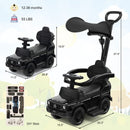 Mercedes Benz G350 3-in-1 Push Car Stroller with Canopy - Black Magic Cars 3