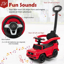 Mercedes Benz G350 3-in-1 Push Car with Canopy - Red Magic Cars 2