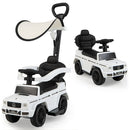 3-in-1 Ride-On Push Car Stroller Sliding Car with Canopy and Music, Mercedes-Benz G350 Style Magic Cars Variant 0