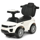 3-in-1 Musical Ride-On Push Car Stroller for Toddlers - White Magic Cars Variant 0