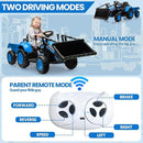 3-in-1 12V Ride-On Tractor and Bulldozer with Remote Control, Bucket, Horn, and Lights Magic Cars 6