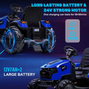 3-in-1 Ride-On Electric 24V Tractor, Excavator, and Bulldozer with Trailer Magic Cars 2