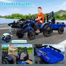 3-in-1 Ride-On Electric 24V Tractor, Excavator, and Bulldozer with Trailer Magic Cars 3