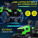 3-in-1 Ride-On 24V Electric Tractor, Excavator & Bulldozer with Trailer for Kids Magic Cars 5