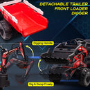 3-in-1 Kids 24V Electric Ride-On Vehicles with Remote Control: Tractor, Excavator & Bulldozer Magic Cars 1
