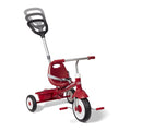 3-in-1 Adjustable Red Trike with Push Handle for Growing Boys – Stroll, Ride, and Play in 3 Stages Magic Cars 5