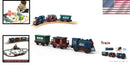 3-Piece Electric Train Set Compatible with Wooden Tracks Magic Cars 1