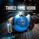 3-Tone 12V Blue Electric Snail Car Horn Kit with Relay 118dB Loud Sound Magic Cars 1