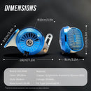 3-Tone 12V Blue Electric Snail Car Horn Kit with Relay 118dB Loud Sound Magic Cars 2