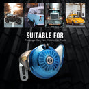3-Tone 12V Blue Electric Snail Car Horn Kit with Relay 118dB Loud Sound Magic Cars 5