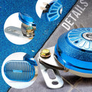 3-Tone 12V Blue Electric Snail Car Horn Kit with Relay 118dB Loud Sound Magic Cars 6