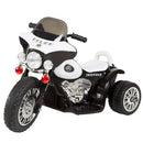 Battery-Powered 3-Wheel Police Chopper Ride-On Toy Motorcycle in Black Magic Cars Variant 0