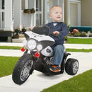 Battery-Powered 3-Wheel Black Police Chopper Ride-On Toy Motorcycle Magic Cars 1