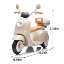 12V Electric 3-Wheel Ride-On Motorcycle for Kids with Large Storage Space, Ages 3-6 Magic Cars 9