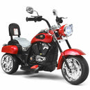3-Wheel Kids Electric Ride-On Motorcycle 6V Battery Powered Outdoor Toy Red Magic Cars 0