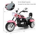 3-Wheel Electric Ride-On Kids Motorcycle 6V Battery-Powered Toy Chopper Trike Magic Cars 2
