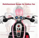3-Wheel Electric Ride-On Kids Motorcycle 6V Battery-Powered Toy Chopper Trike Magic Cars 5