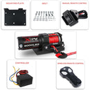 3000 lb 12V DC Electric Waterproof Winch for Off-Road UTV ATV and Boat Magic Cars 5