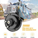 300DB Super Loud Dual-Tone Train Horns Kit for 12V Trucks and Cars - 2 Pieces Magic Cars 3
