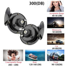 300DB Super Loud Dual-Tone Train Horns Kit for 12V Trucks and Cars - 2 Pieces Magic Cars 5